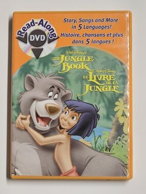 Disney The Jungle Book Read-Along DVD - 5 Languages - Le Livre de la Jungle